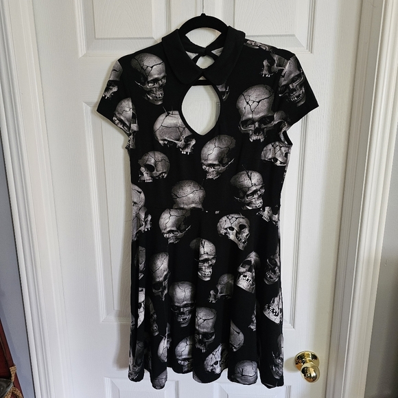 Killstar Headspin Collar Dress - Picture 3 of 7